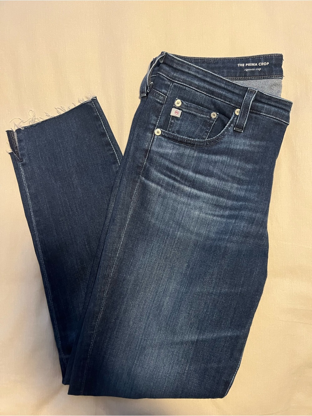 AG Adriano Goldschmied The Prima Cigarette Crop Jeans, Size 30 - Picture 13 of 15